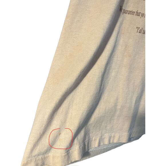 Vintage Georgia Red Clay Crewneck T-Shirt Hanes Heavyweight XL - Picture 7 of 7